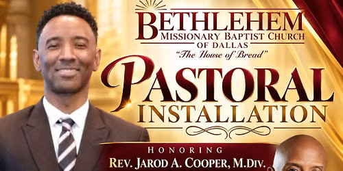 Pastoral Installation of Rev. Jarod A. Cooper