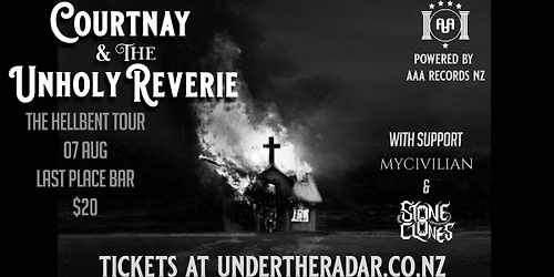 HAMILTON Courtnay & The Unholy Reverie - The Hellbent Tour