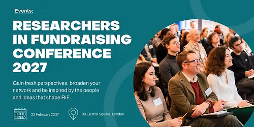 Researchers in Fundraising Conference 2027