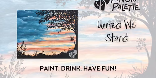United We Stand Paint and Sip Afternoon