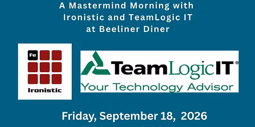 WEBA September Coffee & Collaboration at Beeliner Diner with Ironistic & TeamLogic IT at Beeliner 