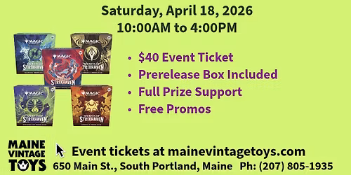 Magic the Gathering: Secrets of Strixhaven Prerelease PLAY Event