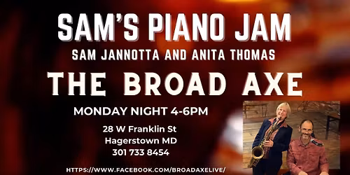 Sam\u2019s Piano Jam Happy Hour