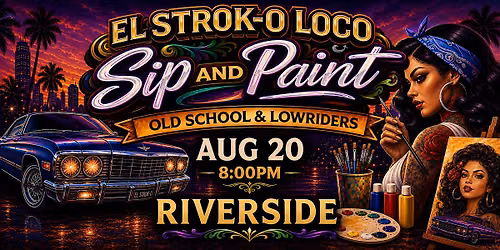 Lowrider and Old School Music Sip & Paint Experience