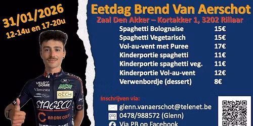 Eetdag tvv Brend Van Aerschot