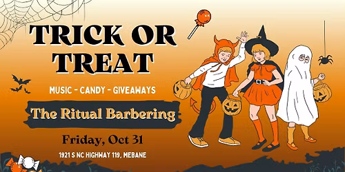 Trick or Treat at The Ritual Barbering & Co