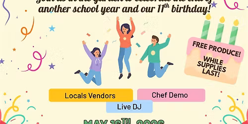 School's Out Farmers Market