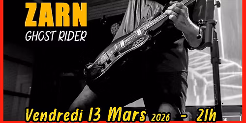 Concert BRUNO\u00cf ZARN \/ Ghost Rider tour - Rock noise