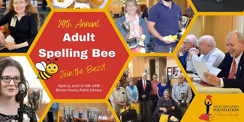 Save the Date! 29th Annual Adult Spelling Bee