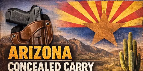 Multi-state recognized Concealed Carry Permit Coming to benson!