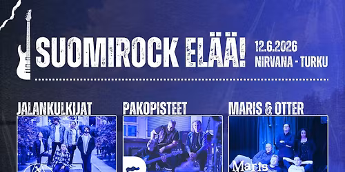 Jalankulkijat, Pakopisteet & Maris & Otter @Nirvana, Fuusio Turku