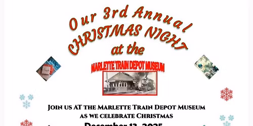 Christmas at the Marlette Train Depot