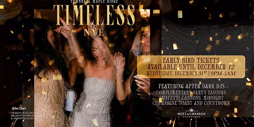 TIMELESS NYE AT TOWNHALL