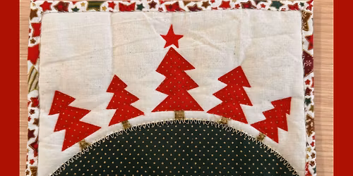 Make Your Own Appliqu\u00e9d Christmas Mat