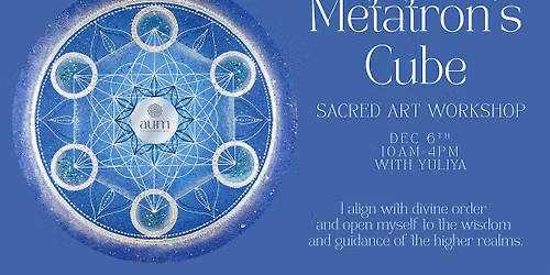 Metatron's Cube Sacred Geometry Art