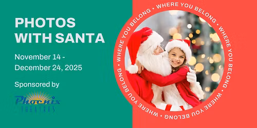 Photos with Santa presented by Phoenix Theatres