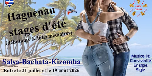 Stage d'\u00e9t\u00e9 Salsa, Bachata, Kizomba \u00e0 Haguenau