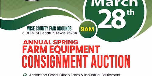 Spring Farm Equipment Auction 2026