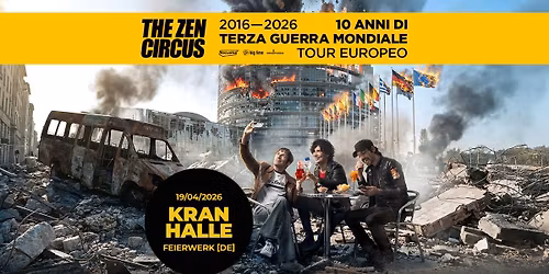 The Zen Circus @ Feierwerk \/ Kranhalle, Monaco Di Baviera