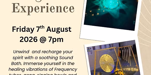 Sound & Gong Bath Experience