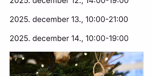 Hagyom\u00e1nyok H\u00e1za: \u00dcnnepv\u00e1r\u00f3 forgatag egyes\u00fclet\u00fcnk kar\u00e1csonyi v\u00e1s\u00e1ra