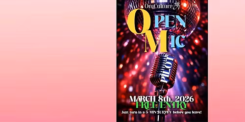 Open Mic at Om - pilot event FREE to public!