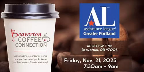 Coffee Connection at Assistance League Thrift and Consignment Shop