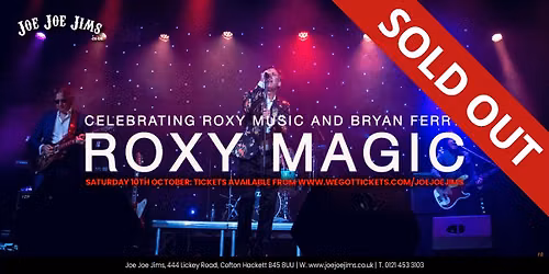 Roxy Magic - A Tribute to Roxy Music