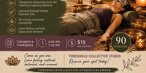 Sacred Release: Myofascial Restore & Sound Immersion with Christina Duppstadt