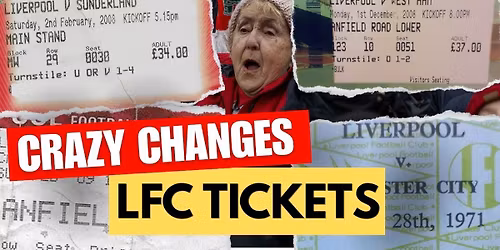 Liverpool FC vs Sunderland AFC Tickets