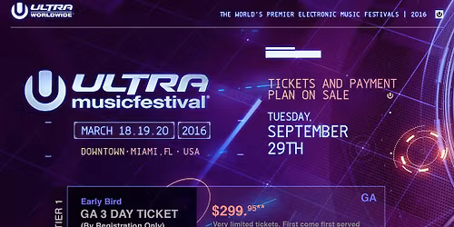 2026 Ultra Music Festival - 3 Day Pass