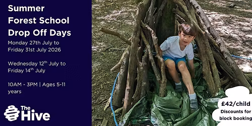 Summer Forest School Drop Off Days