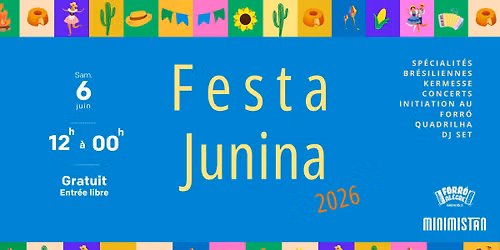 Festa Junina avec Forró Alegre 🌽 — Cour Marcel Reymond, 1 rue des minimes, 38000 Grenoble, France