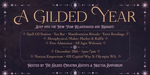 A Gilded Year \u2727 New Year's Eve Event at Noctua Emporium