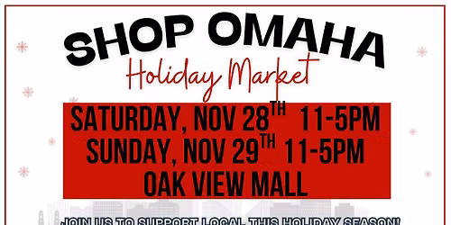 SHOP OMAHA Holiday Market 2026
