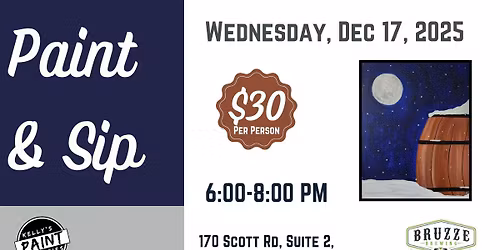 Paint & Sip at Bruzze Brewing (12\/17)