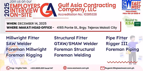 Gulf Asia Contracting Company, LLC - December 14, 2025