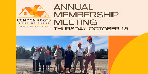 Common Roots Housing Trust Annual Meeting