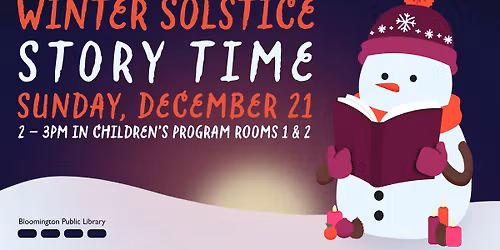Winter Solstice Story Time