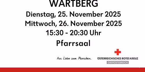 Blutspendeaktion - Wartberg