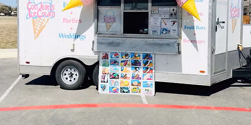 Cori Jean Ice Cream Trailer Serving at Copper Canyon Community Pool