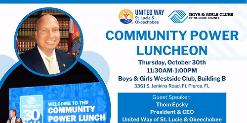 October Community Power Luncheon