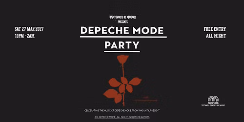 Depeche Mode Party at Tunnels Aberdeen (Depeche Mode Songs All Night)