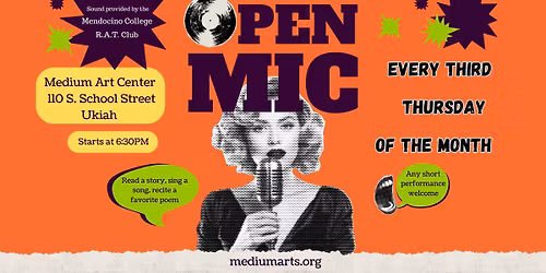 Open Mic at MEDIUM Art Center