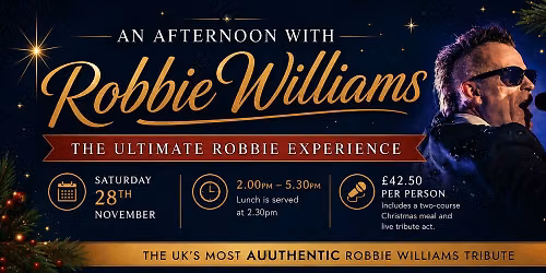 Afternoon with Robbie Williams