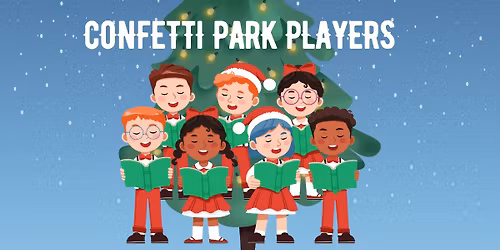 Confetti Park Players sing at the Holiday Bazaar