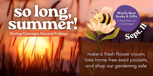 CARNEGIE SECOND FRIDAYS (Last of the season!)