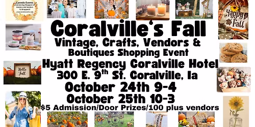 Coralville's Craft, Vendors, Boutique and More Shopping Event