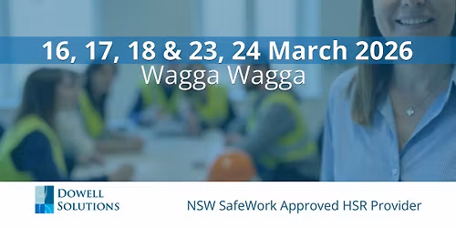 NSW HSR Training - 5 Day Course | Face To Face - Wagga Wagga