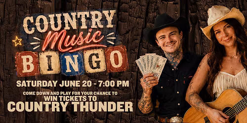 Country Music Bingo
